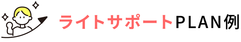 ライトサポートPLAN例